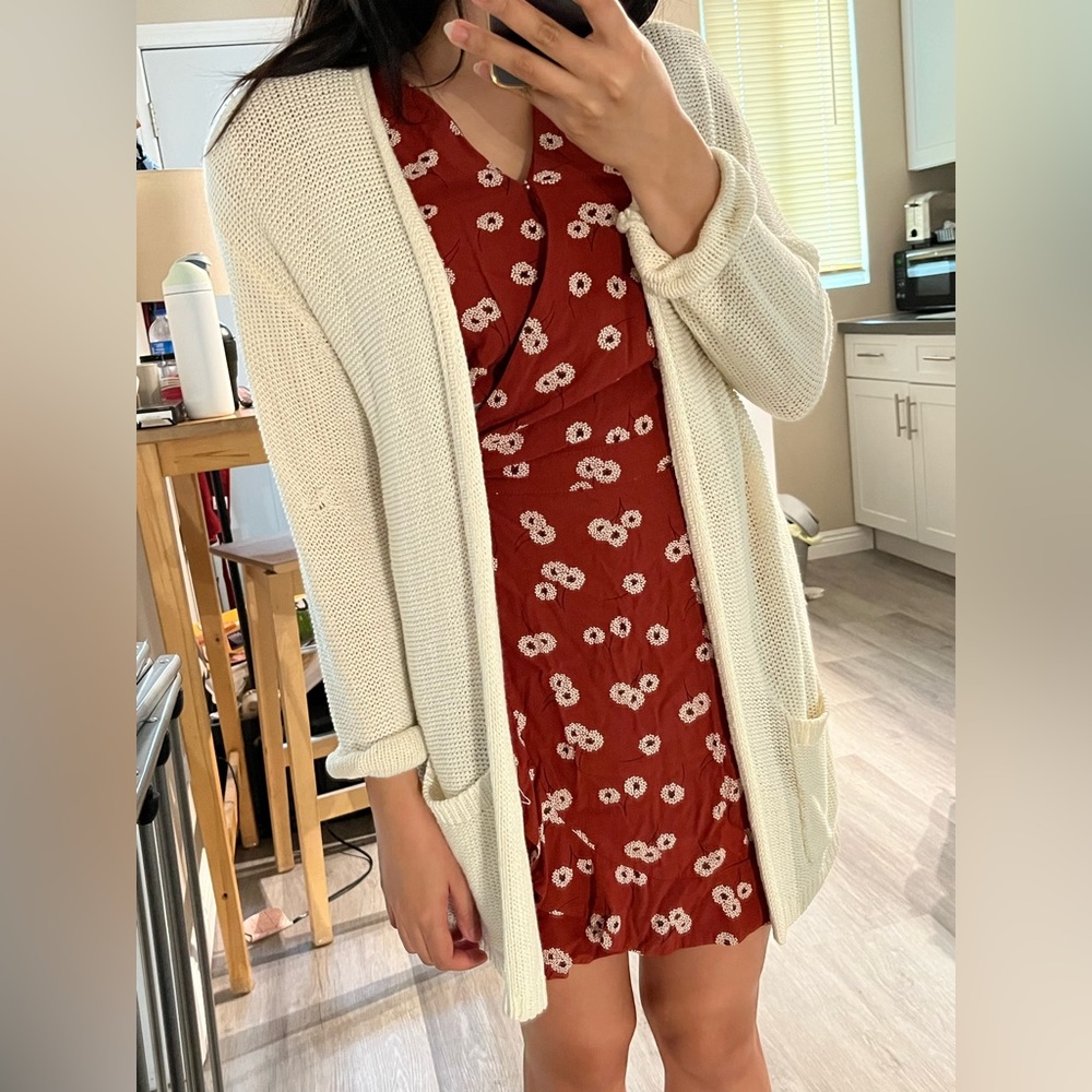 Cream Knit Cardigan
